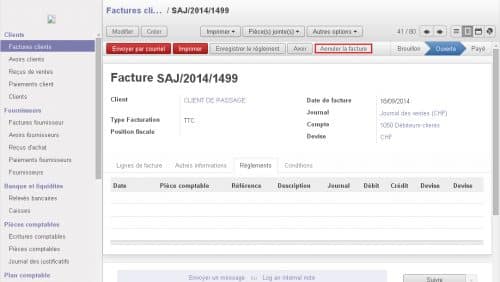 Odoo, logiciels de facturation gratuits